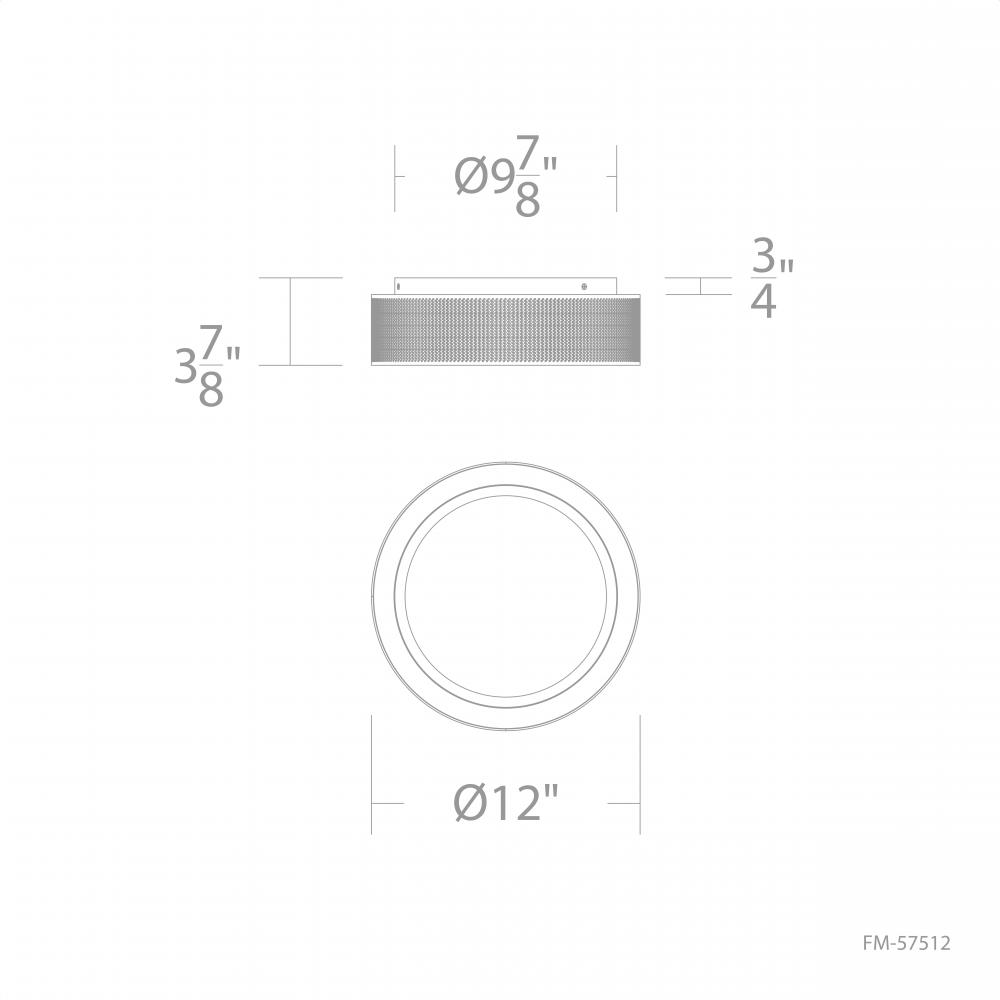 Grille Flush Mount Light