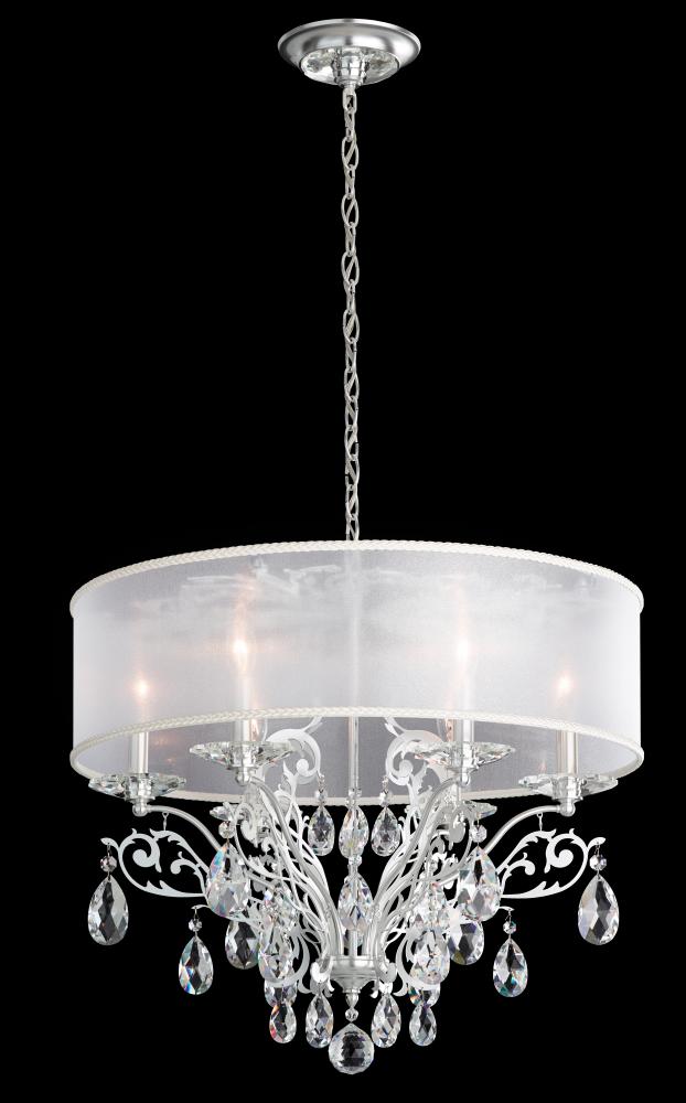 Filigrae 6 Light 120V Chandelier in Heirloom Bronze with Heritage Handcut Crystal