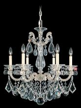 Schonbek 1870 5072-83 - La Scala 6 Light 120V Chandelier in Florentine Bronze with Clear Heritage Handcut Crystal