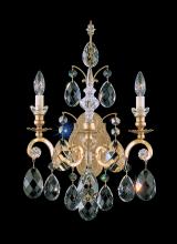 Schonbek 1870 3761-22 - Renaissance 2 Light 120V Wall Sconce in Heirloom Gold with Heritage Handcut Crystal