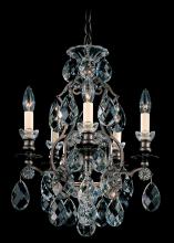 Schonbek 1870 3769-76S - Renaissance 5 Light 120V Chandelier in Heirloom Bronze with Clear Crystals from Swarovski