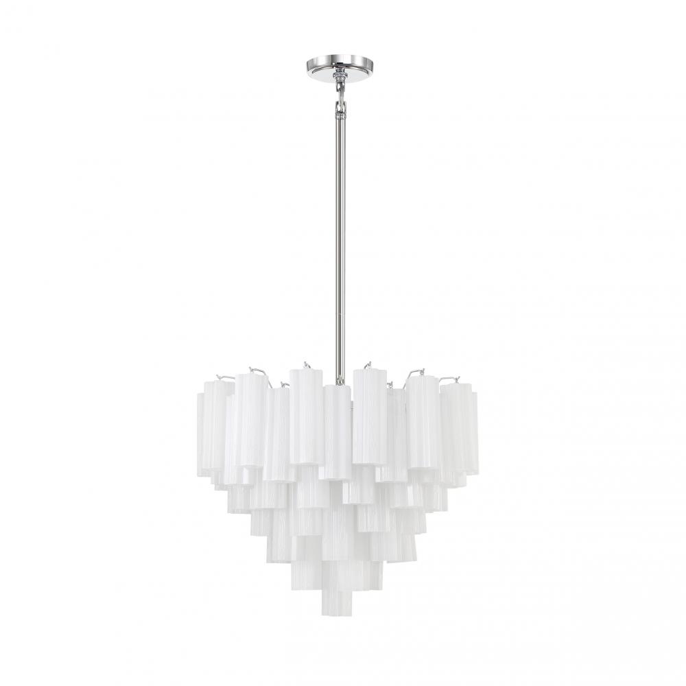 Addis 12 Light Polished Chrome Chandelier