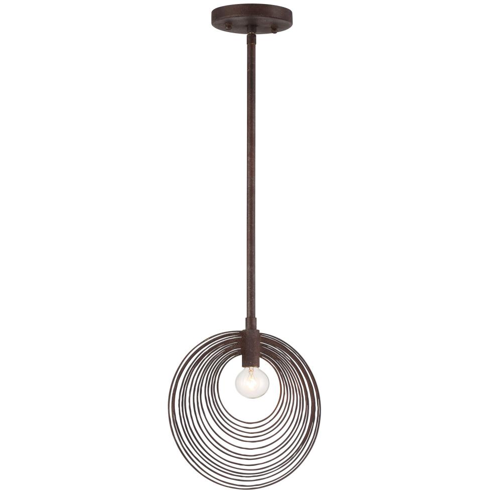 Doral 1 Light Forged Bronze Mini Pendant