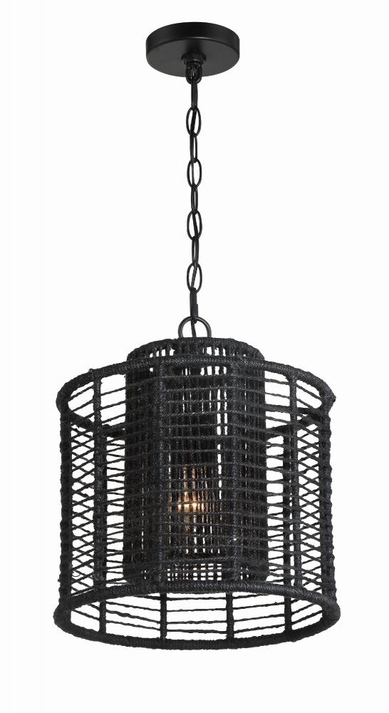 Jayna 1 Light Matte Black Mini Pendant