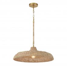 Crystorama ODS-7801-SG - Odessa 1 Light Soft Gold Pendant