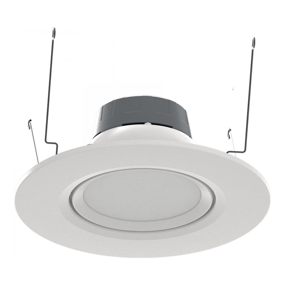 RETROFIT ADJ DL 6IN 10W 900LM CRI90 ROUND 5CCT 120V WHITE