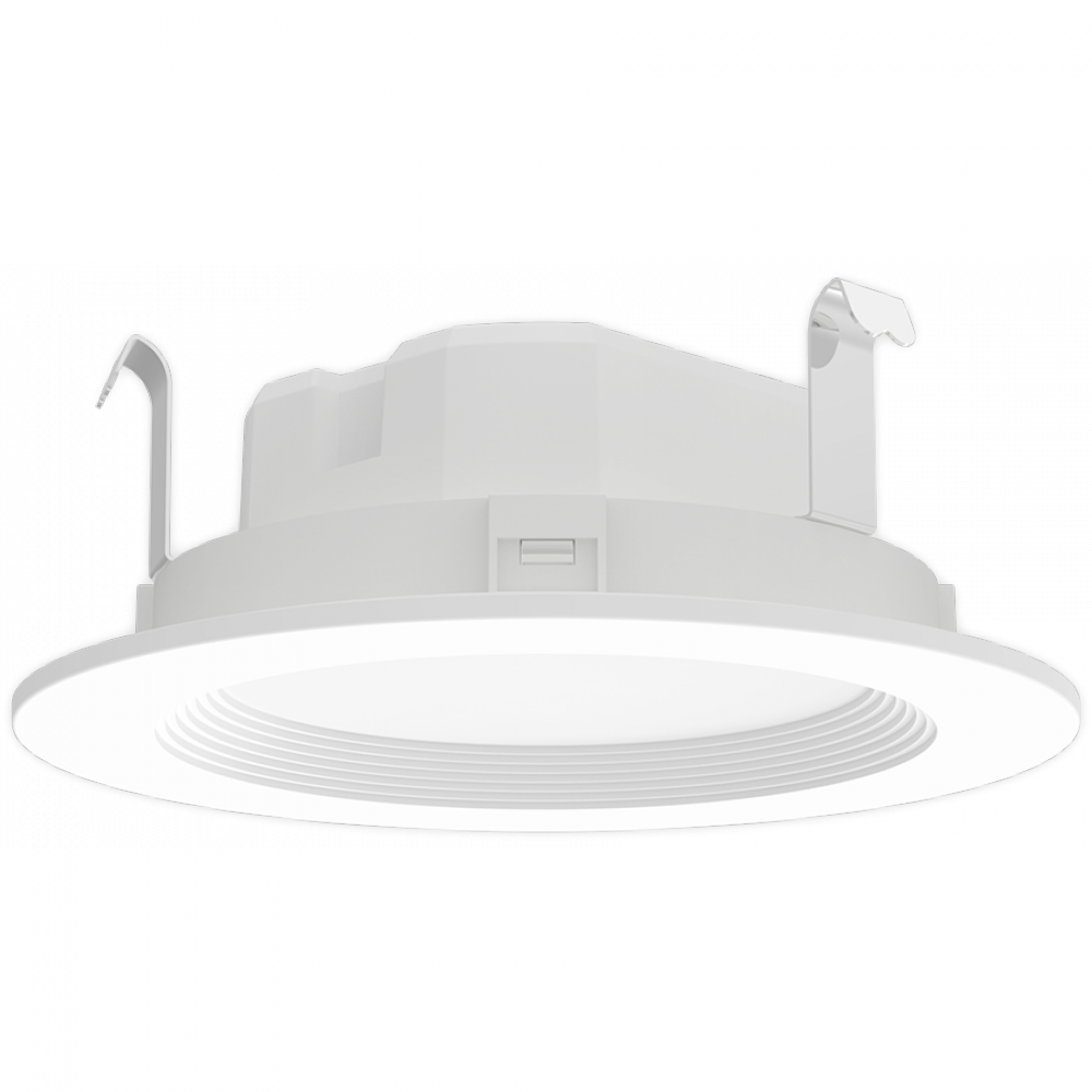 4'' RETRO WAFER 6/8/10W 5CCT CRI90 TRIAC WHITE BAFFLE