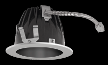 RAB Lighting NDLED4RD-80N-B-S - RECESSED DOWNLIGHTS 12 LUMENS NDLED4RD 4 INCH ROUND UNIVERSAL DIMMING 80 DEGREE BEAM SPREAD 4000K