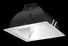 RAB Lighting NDLED4SD-WYNHC-M-S - RECESSED DOWNLIGHTS 12 LUMENS NDLED4SD 4 INCH SQUARE UNIVERSAL DIMMING WALL WASHER BEAM SPREAD 350