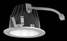 RAB Lighting NDLED6RD-50N-W-S - RECESSED DOWNLIGHTS 20 LUMENS NDLED6RD 6 INCH ROUND UNIVERSAL DIMMING 50 DEGREE BEAM SPREAD 4000K