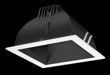 RAB Lighting NDLED4SD-50YHC-B-W - RECESSED DOWNLIGHTS 12 LUMENS NDLED4SD 4 INCH SQUARE UNIVERSAL DIMMING 50 DEGREE BEAM SPREAD 3000K