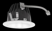 RAB Lighting NDLED6RD-80N-W-W - RECESSED DOWNLIGHTS 20 LUMENS NDLED6RD 6 INCH ROUND UNIVERSAL DIMMING 80 DEGREE BEAM SPREAD 4000K