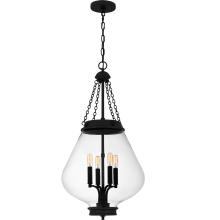 Quoizel QP6803MBK - Wallace 4-Light Matte Black Pendant