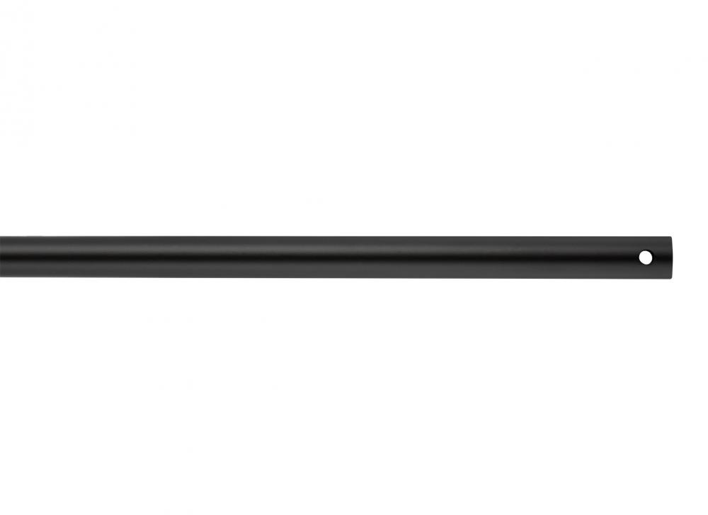 48" Downrod in Matte Black