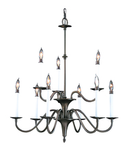 Framburg 9229 MB - 9-Light Mahogany Bronze Jamestown Dining Chandelier