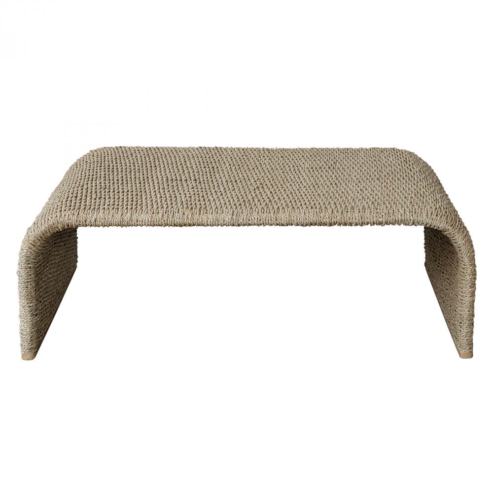 Uttermost Calabria Woven Seagrass Coffee Table