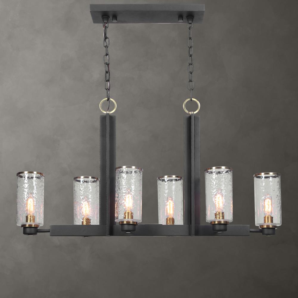 Jarsdel 6 Light Industrial Island Light