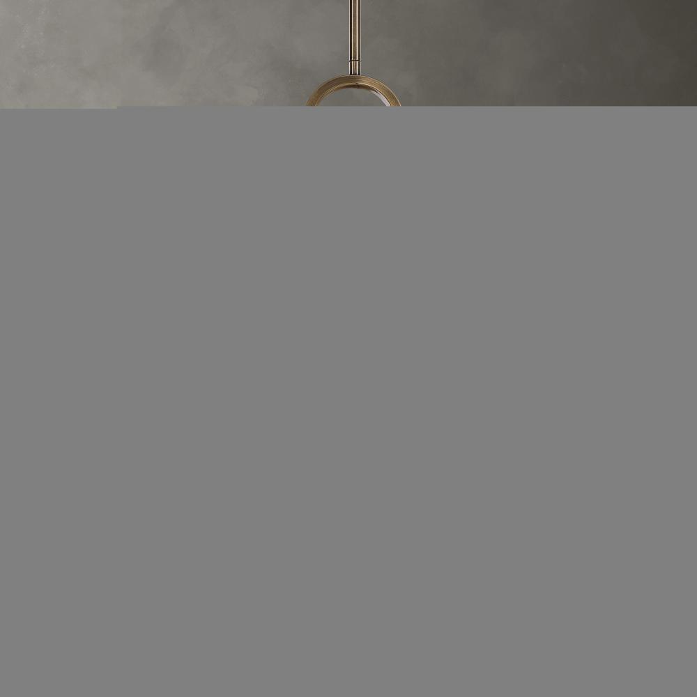 Uttermost Imbuto Funnel Glass 1 Light Pendant