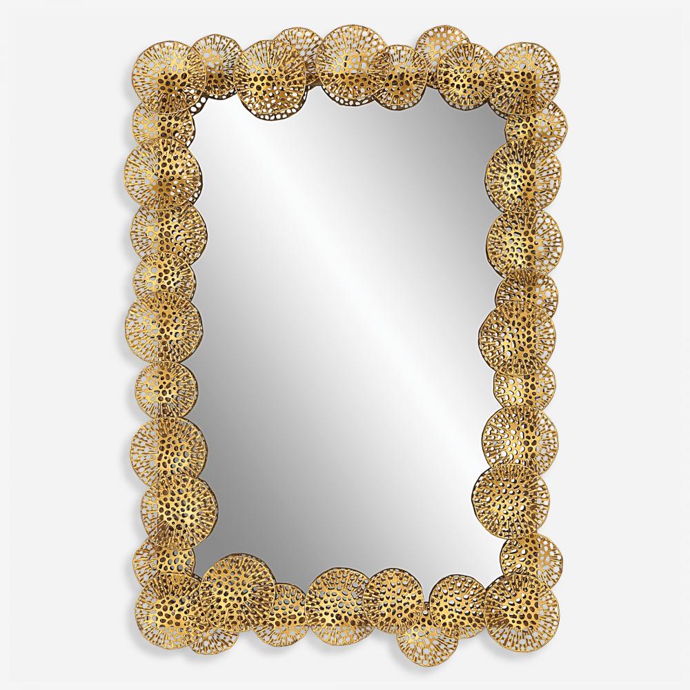 Ripley Gold Lotus Mirror