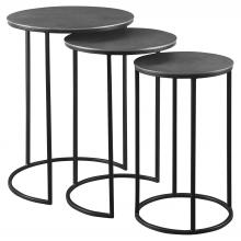 Uttermost 25057 - Uttermost Erik Metal Nesting Tables, S/3