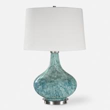 Uttermost 27076 - Celinda Blue Gray Glass Lamp