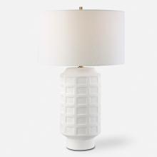 Uttermost 30239 - Window Pane White Table Lamp