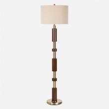 Uttermost 30516-1 - Uttermost Stacked Wooden Floor Lamp