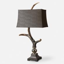 Uttermost 27960 - Uttermost Stag Horn Dark Shade Table Lamp