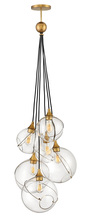 Hinkley 30306HBR - Medium Six Light Multi Tier Chandelier