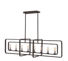 Hinkley 4818DZ - Medium Eight Light Linear